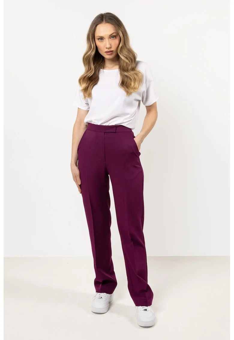 Pantaloni dama,  plum, Plum