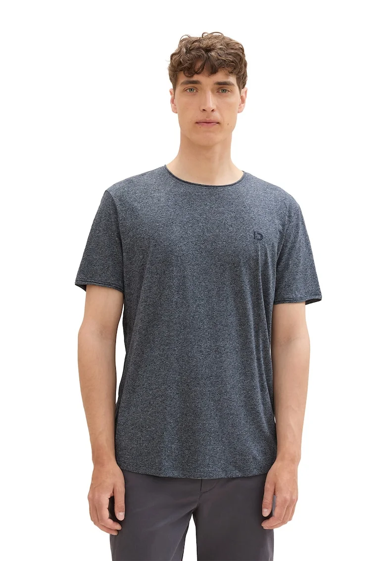 Tricou regular fit din amestec de bumbac, Albastru inchis