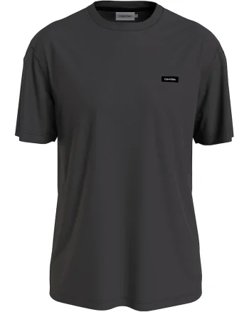 Tricou de bumbac cu decolteu la baza gatului