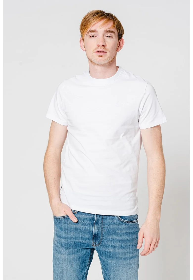 Tricou slim fit din bumbac Essential