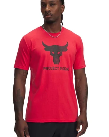 Tricou cu imprimeu grafic Project Rock Payoff, Rosu
