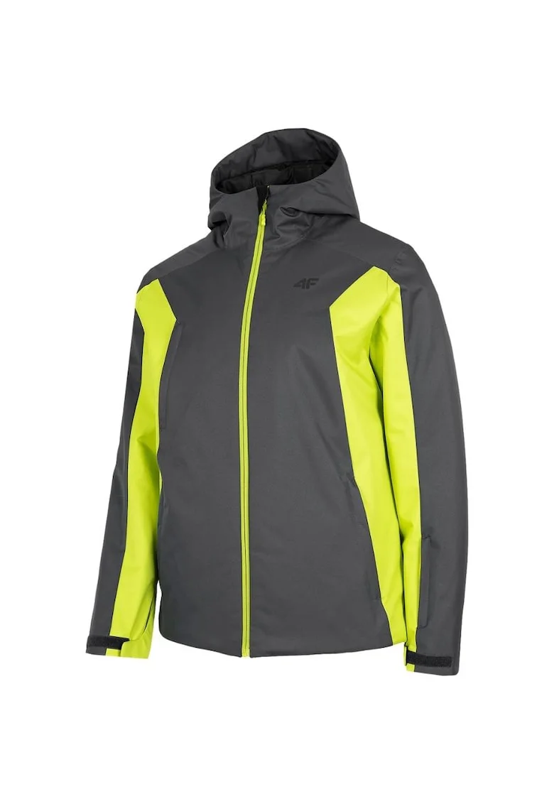 Jacheta de schi pentru barbati,  Gri antracit, H4Z22 KUMN002 22S, Galben/Gri antracit