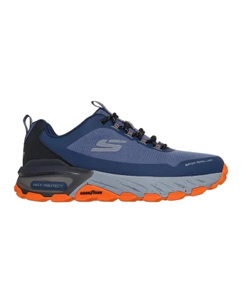 Pantofi sport din piele ecologica Max Protect, Bleumarin