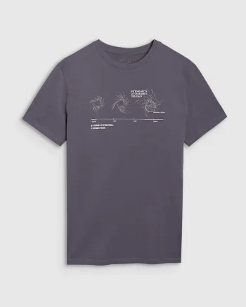 Tricou Barbati Antracit Bumbac  Gri antracit