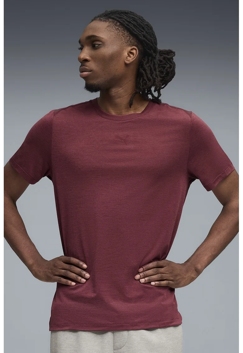 Tricou regular-fit pentru antrenament, Rosu inchis