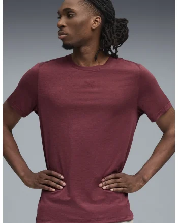Tricou regular-fit pentru antrenament, Rosu inchis