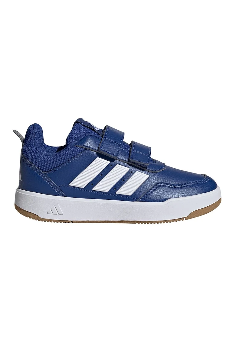 Pantofi sport Tensaur Sport 3.0 de piele ecologica cu velcro, Alb optic/Bleumarin