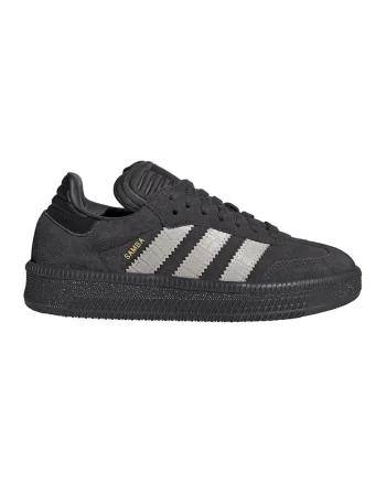 Pantofi sport Samba de piele intoarsa, Gri deschis/Negru stins