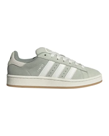 Pantofi sport Campus 00s low-cut din piele intoarsa, Verde pal/Alb murdar
