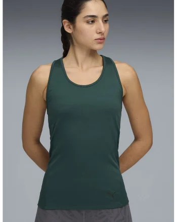 Top racerback pentru antrenament Train All Day, Negru/Negru stins
