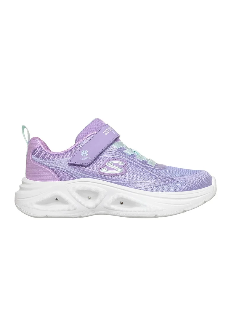Pantofi sport Sola Glow 2.0 de plasa cu LED, Lila/Ametist