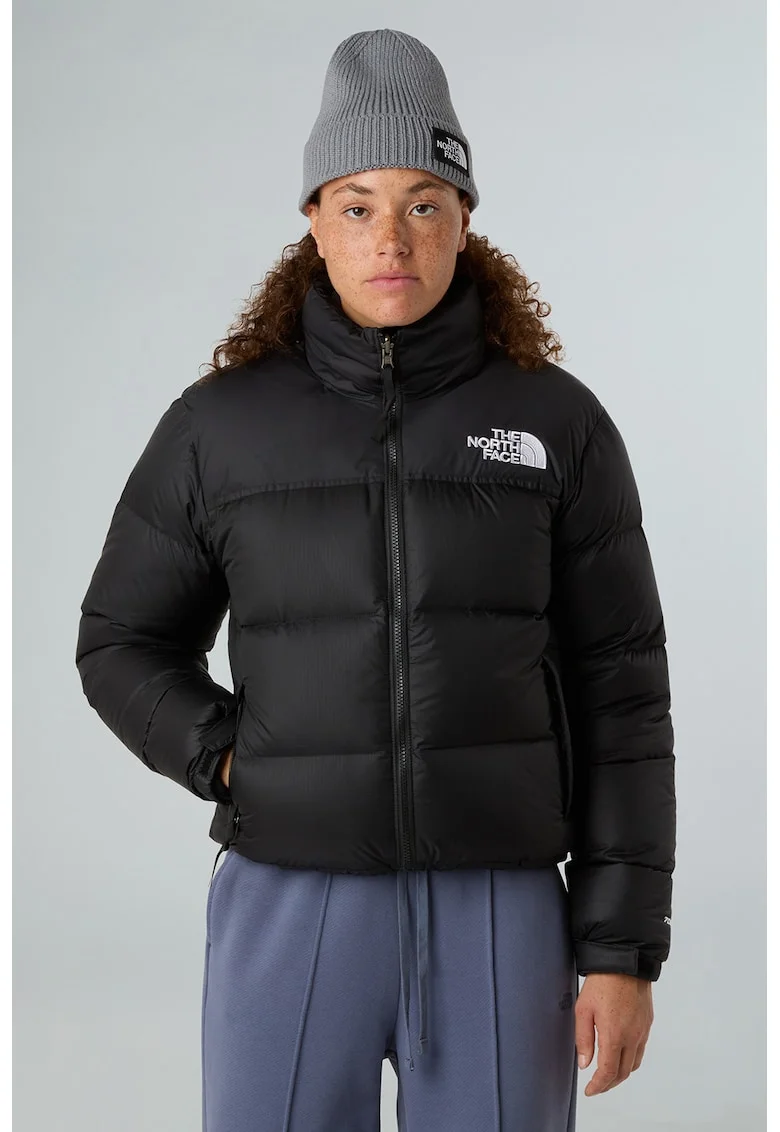 Geaca cu umplutura de puf 1996 Retro Nuptse, Negru/Alb murdar