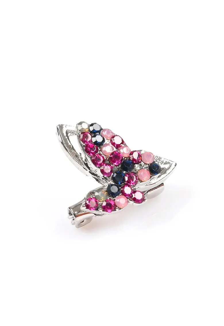 Brosa martisor fluture pietre colorate