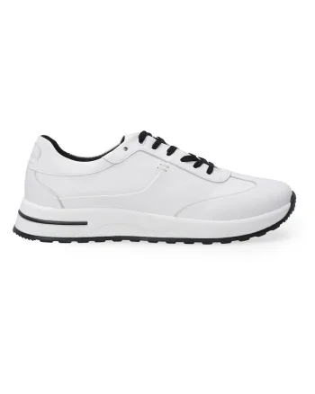 Pantofi sport uni din piele.