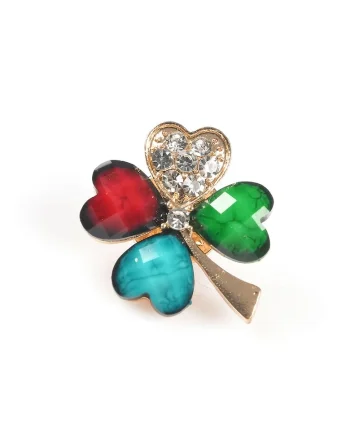 Brosa martisor trifoi multicolor