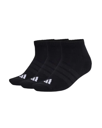 Set de sosete unisex pana la glezna, cu amortizare Essentials - 3 perechi, Negru