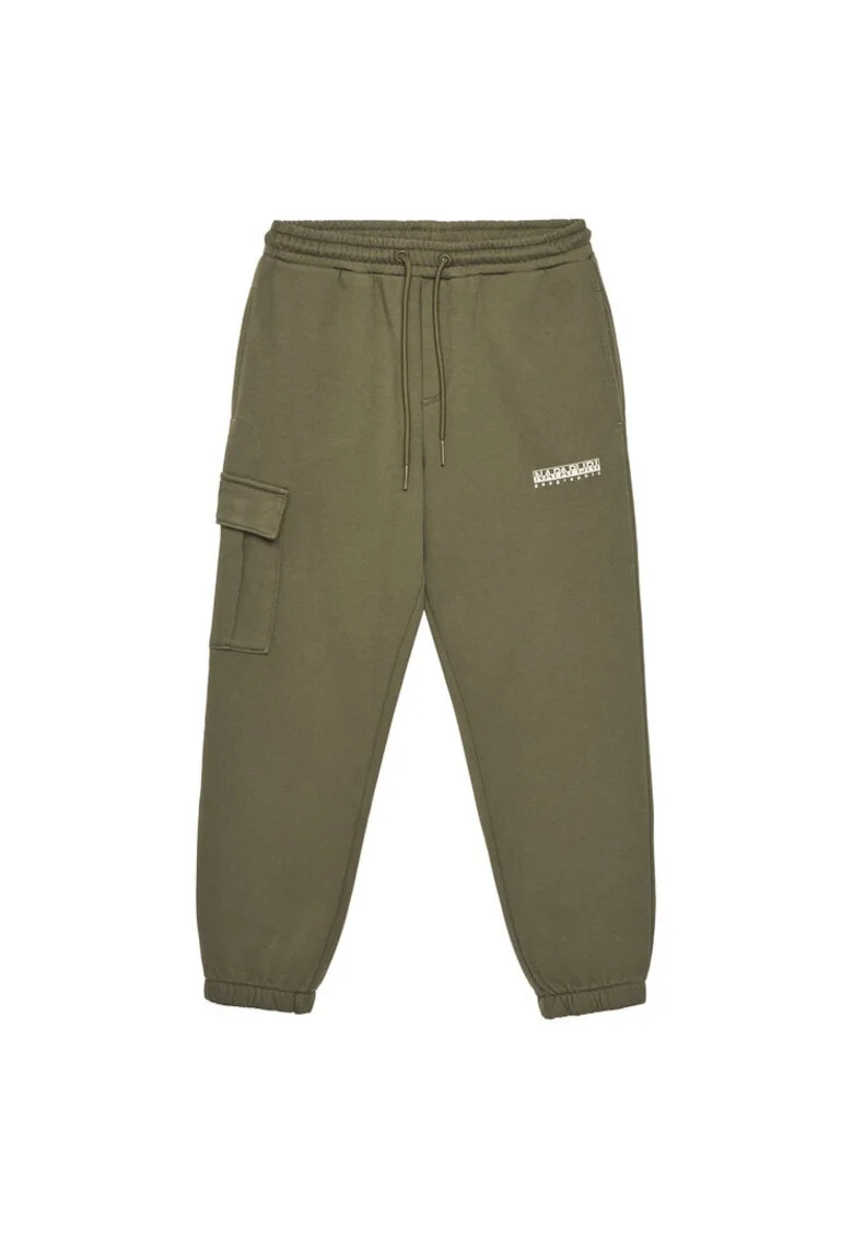 Pantaloni de trening baieti  NP0A891GG0A1, Bumbac/Poliester, 8 ani, Kaki