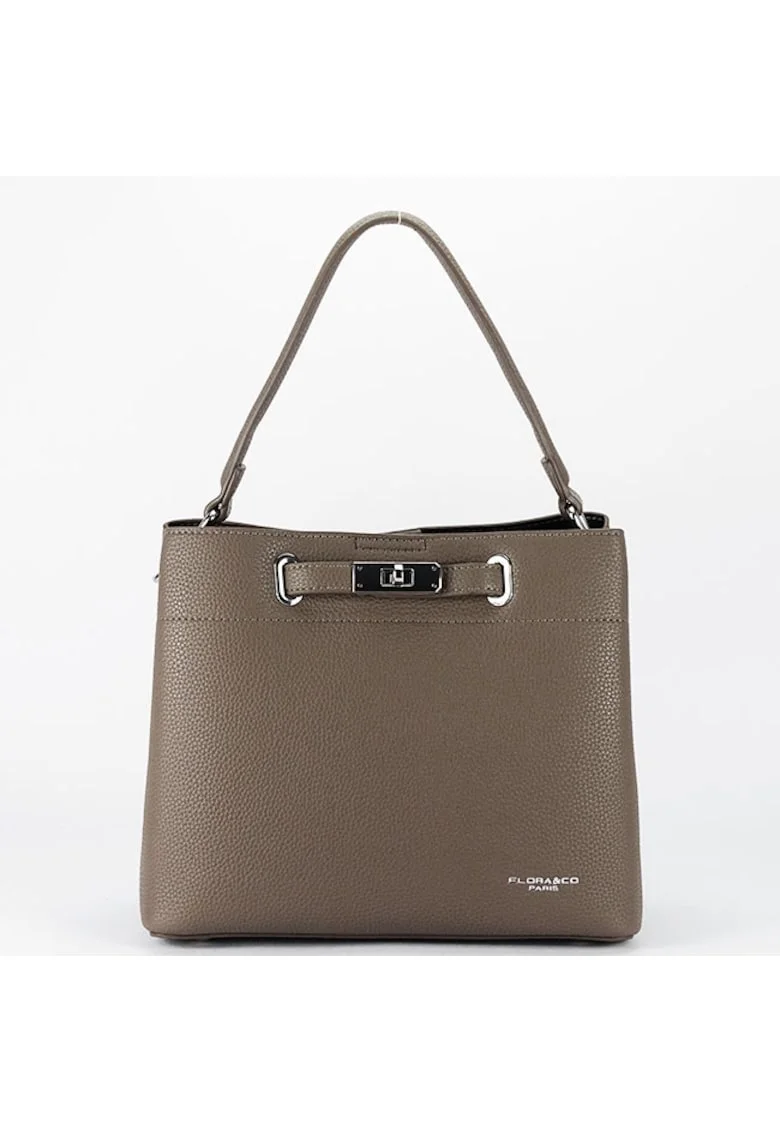 Geanta medie  F8510 M3, Maro taupe, 21x25x11