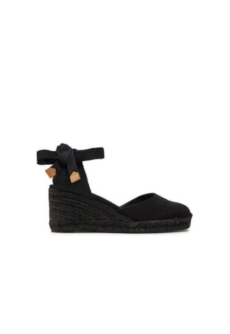 Espadrile dama  20969, Textil, Negru