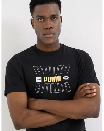 Men, Tricou cu imprimeu logo Ess Lab Holiday, Negru