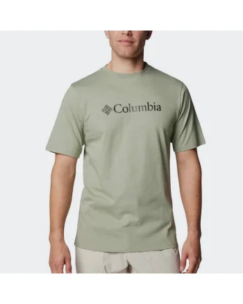 Tricou sport barbati,  CSC Basic Logo, croiala confortabila, culoare Safari, 100% bumbac