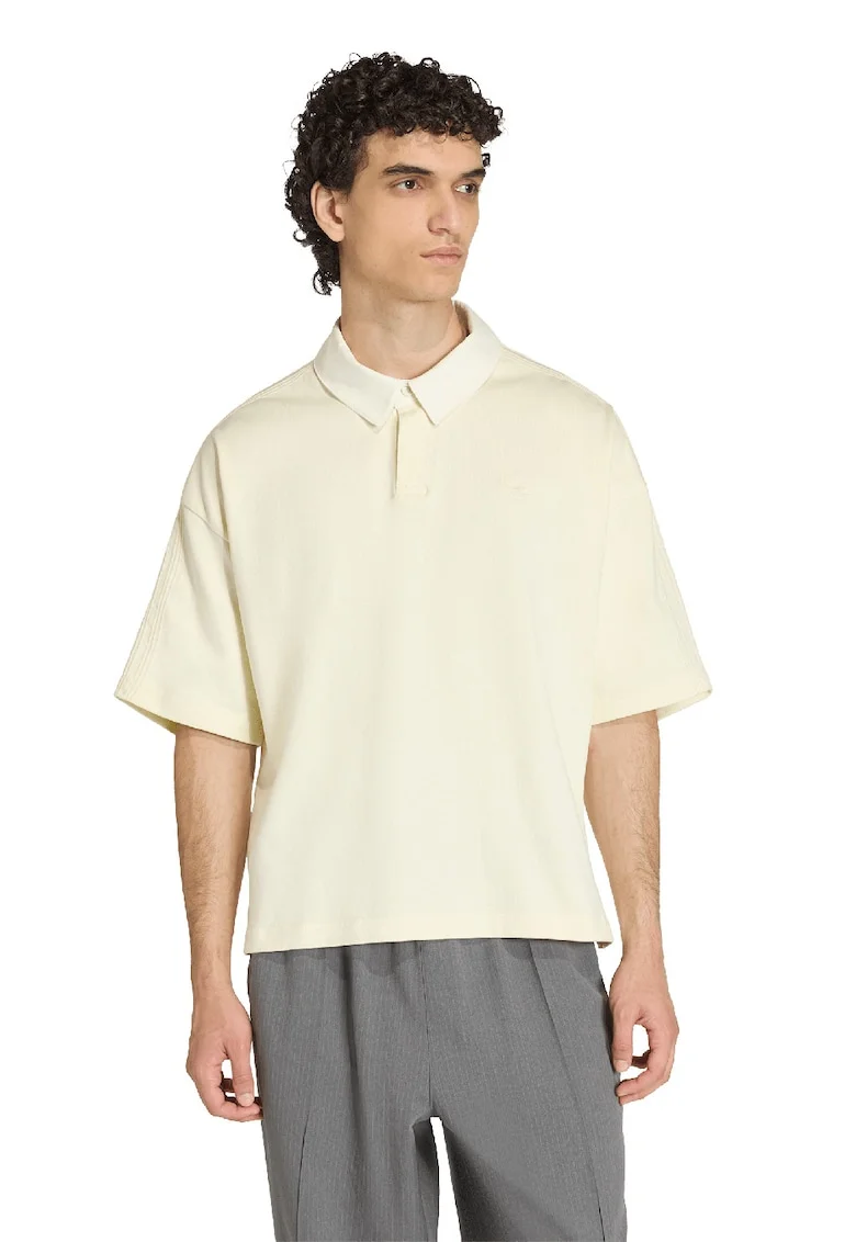 Tricou polo din bumbac Premium Essentials, Galben