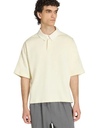 Tricou polo din bumbac Premium Essentials, Galben