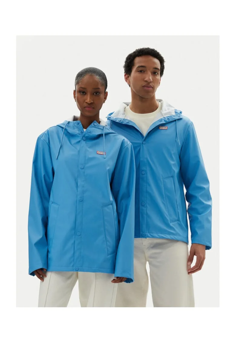 Geaca unisex  HARU0012251, albastru azuriu, 100% poliester, 100% poliuretan