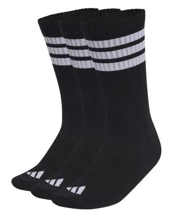 Set de sosete lungi unisex cu striatii - 3 perechi, Alb/Negru/Gri antracit