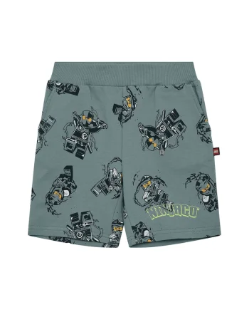 Pantaloni scurti sport baieti  12011469, Bumbac organic, Verde, Verde