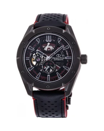 Ceas Barbati,  Contemporary, inox, piele naturala, 41mm