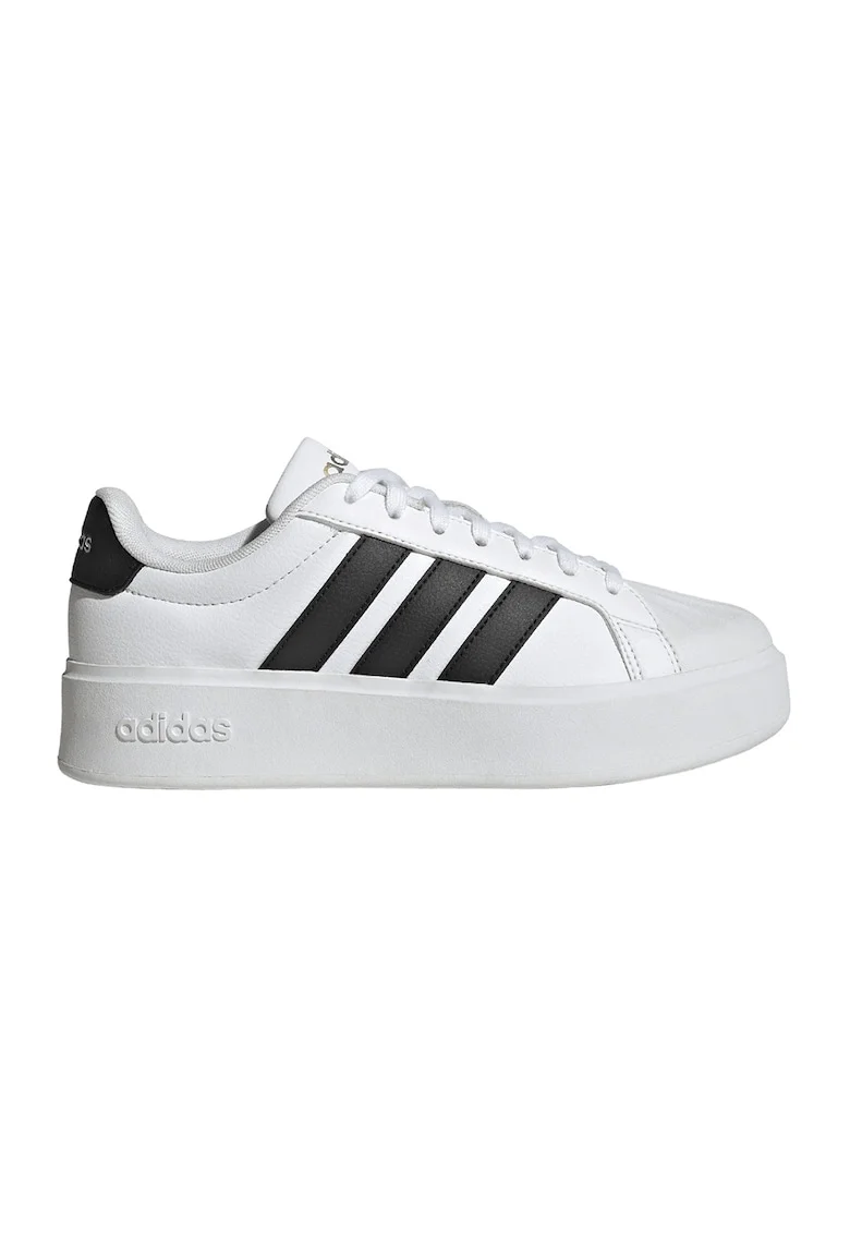 Pantofi sport Streettalk Bold de piele ecologica, Negru/Alb murdar