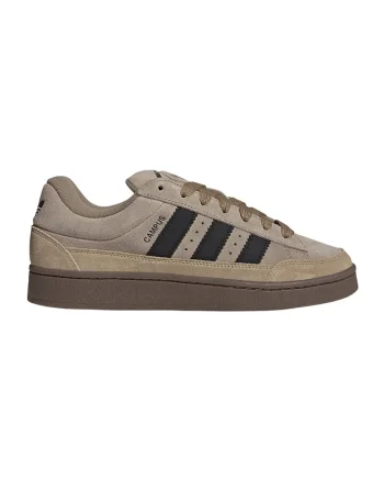 Pantofi sport Campus de piele intoarsa, Negru/Maro taupe