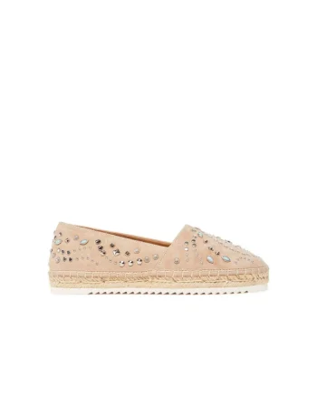 Espadrile dama  V250273, Piele naturala, Bej