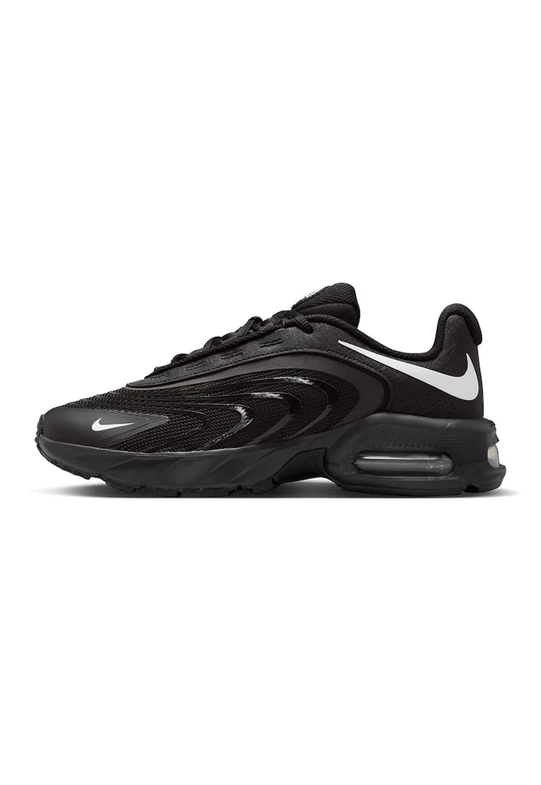 Pantofi sport Air Max Fire din piele ecologica si plasa, Negru
