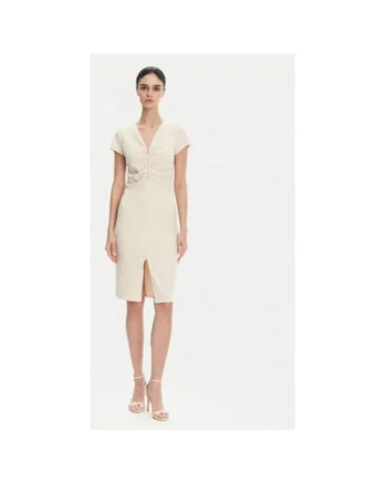 Rochie dama  CFC0123774003, Poliester, Roz, Bej