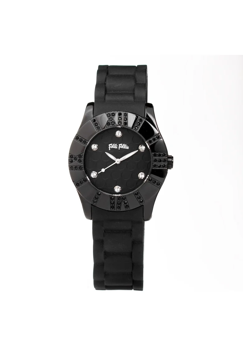 Ceas Dama,  Ceramic, 36mm, cureaua din silicon, rezistent la apă