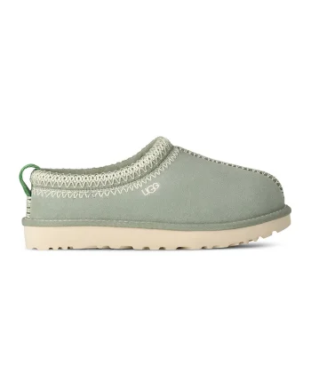 Saboti din piele intoarsa Tasman Meadow Accent, Verde pal