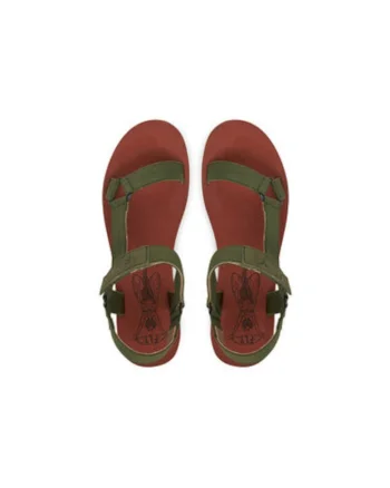 Sandale dama, YEFA726FLY,  Textil, Verde, Verde