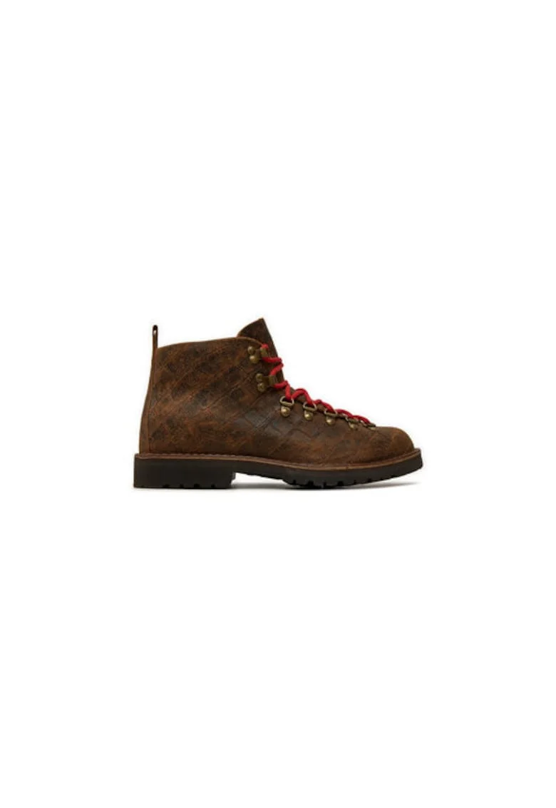 Bocanci de drumetie barbati  MAGNIFICO M120, Piele naturala, Maro, Maro