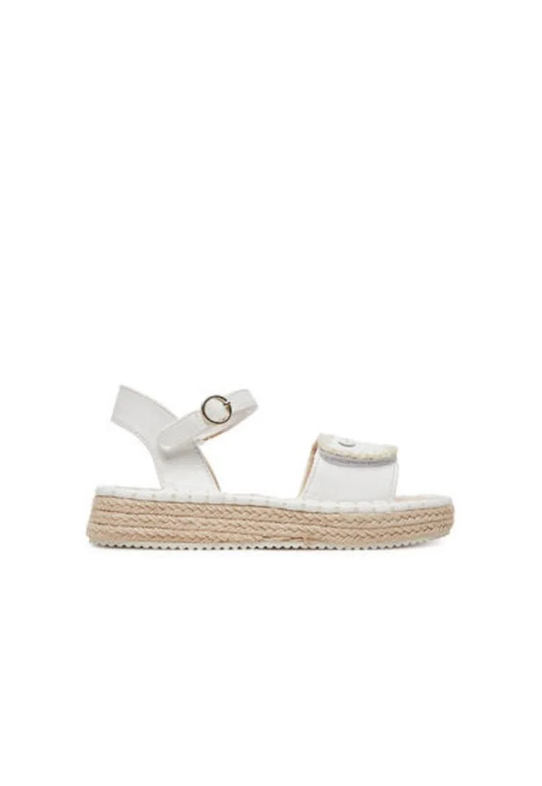 Espadrile dama  45643, Piele ecologica, Alb, Alb