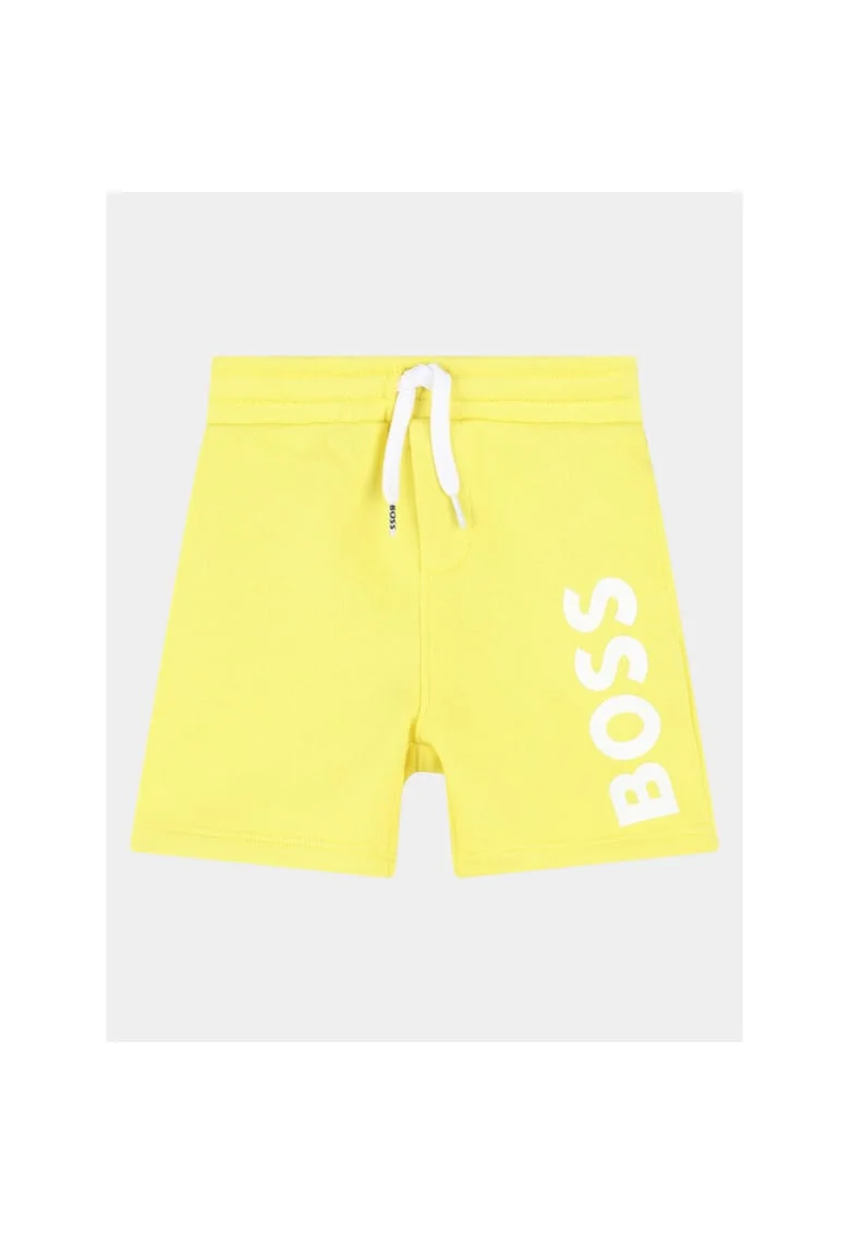 Pantaloni scurti baieti,  303626969, Bumbac, Galben, Galben
