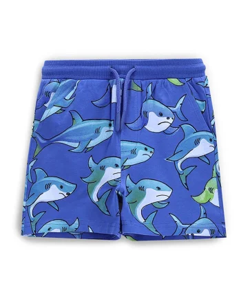 Pantaloni scurti sport baieti  WC5121401IBK, Bumbac, Albastru, Albastru
