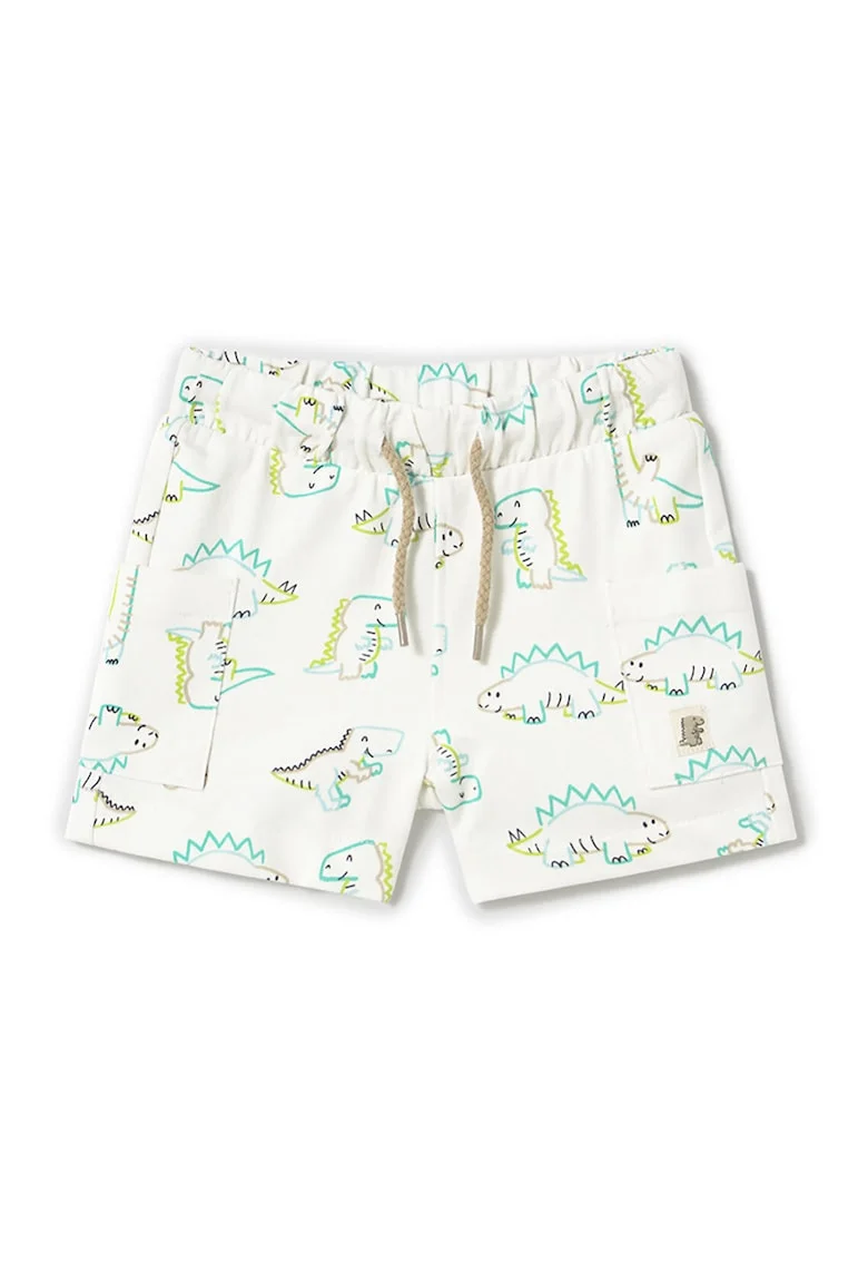 Pantaloni scurti sport baieti  1244 15, Bumbac, Ecru, Ecru