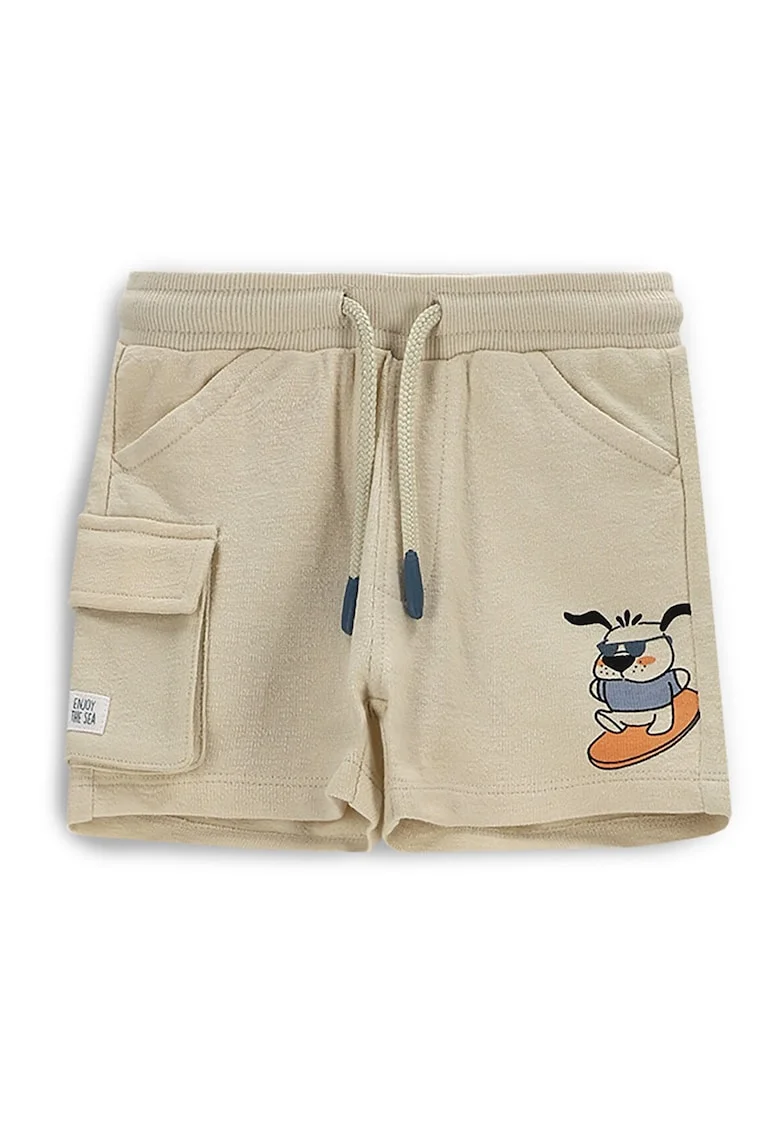 Pantaloni scurti sport baieti  WC5120503HBN, Bumbac, Bej, Bej