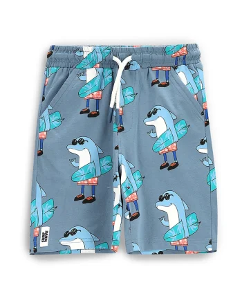 Pantaloni scurti sport baieti  WC5121502HBK, Bumbac, Albastru, Albastru