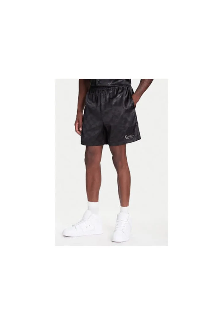 Pantaloni scurti sport barbati  PD00005302, Poliester, Negru, Negru