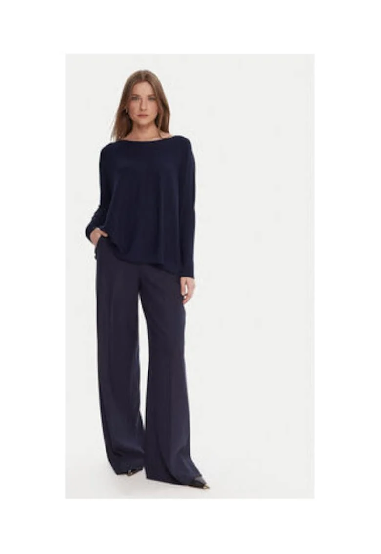 Pulover Dama,  63% viscoza, 37% poliamida, OSdwqf, Bleumarin