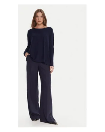 Pulover Dama,  63% viscoza, 37% poliamida, OSdwqf, Bleumarin