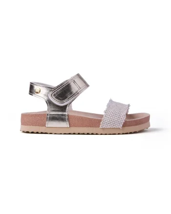 Sandale cu talpa flatform Kilindoni, Auriu